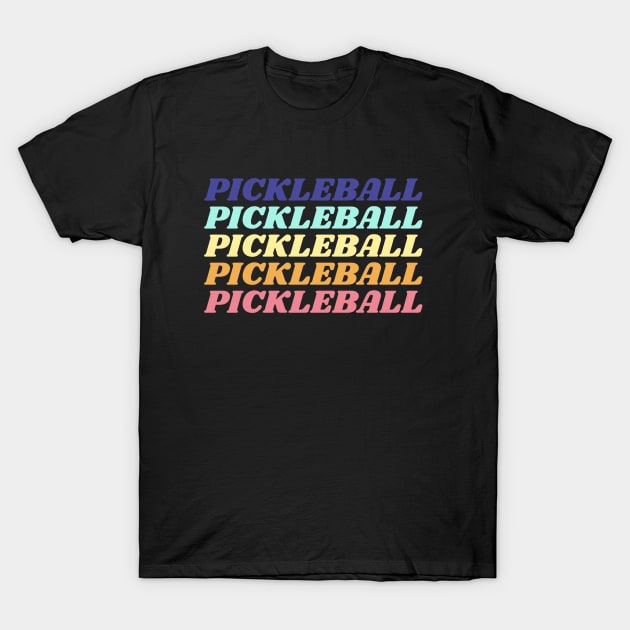 Retro Pickleball T-Shirt by Hello Sunshine